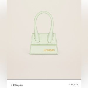 Jacquemus le chiquito light green